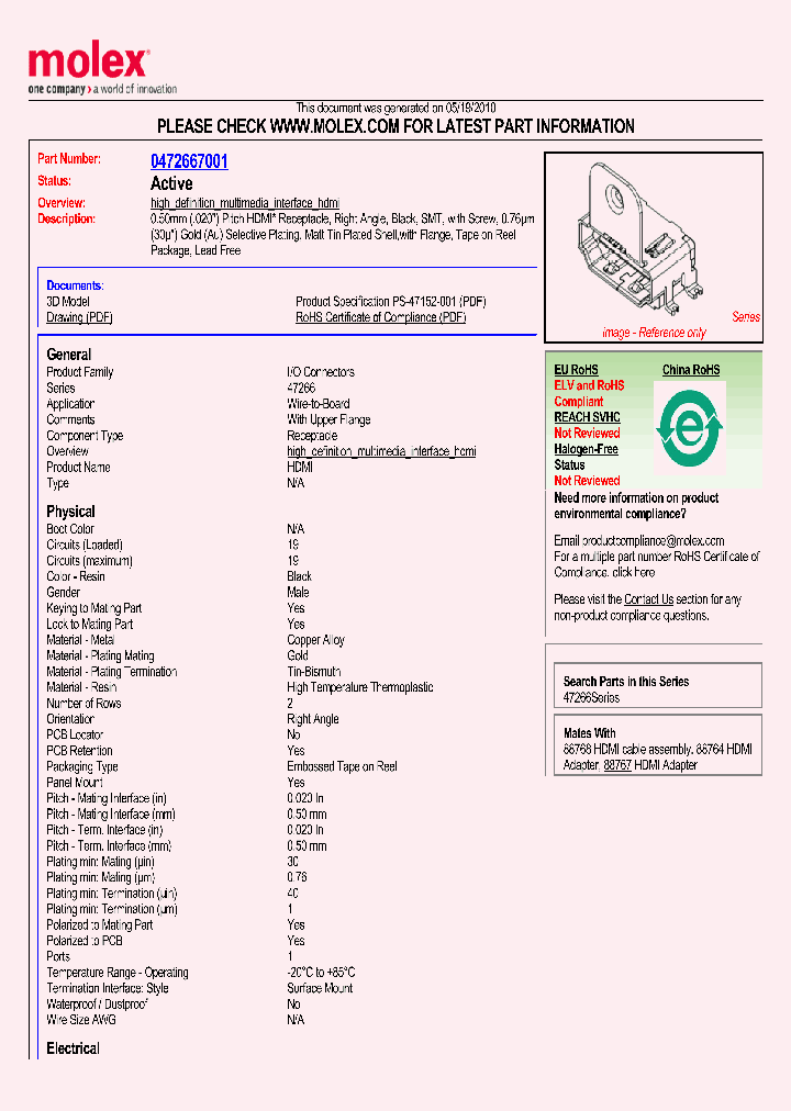 47266-7001_1339085.PDF Datasheet