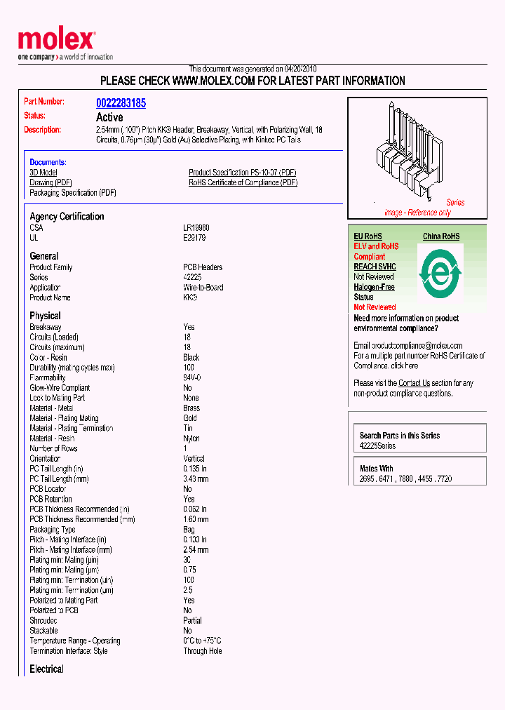 0022283185_1343217.PDF Datasheet