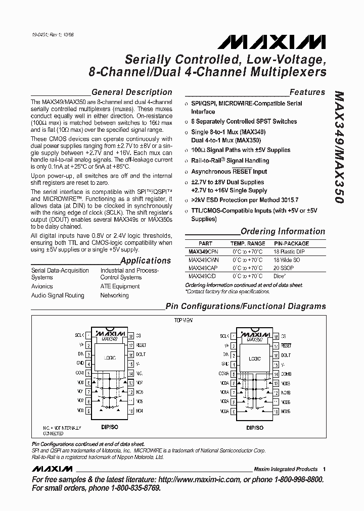 MAX350CD_1347981.PDF Datasheet