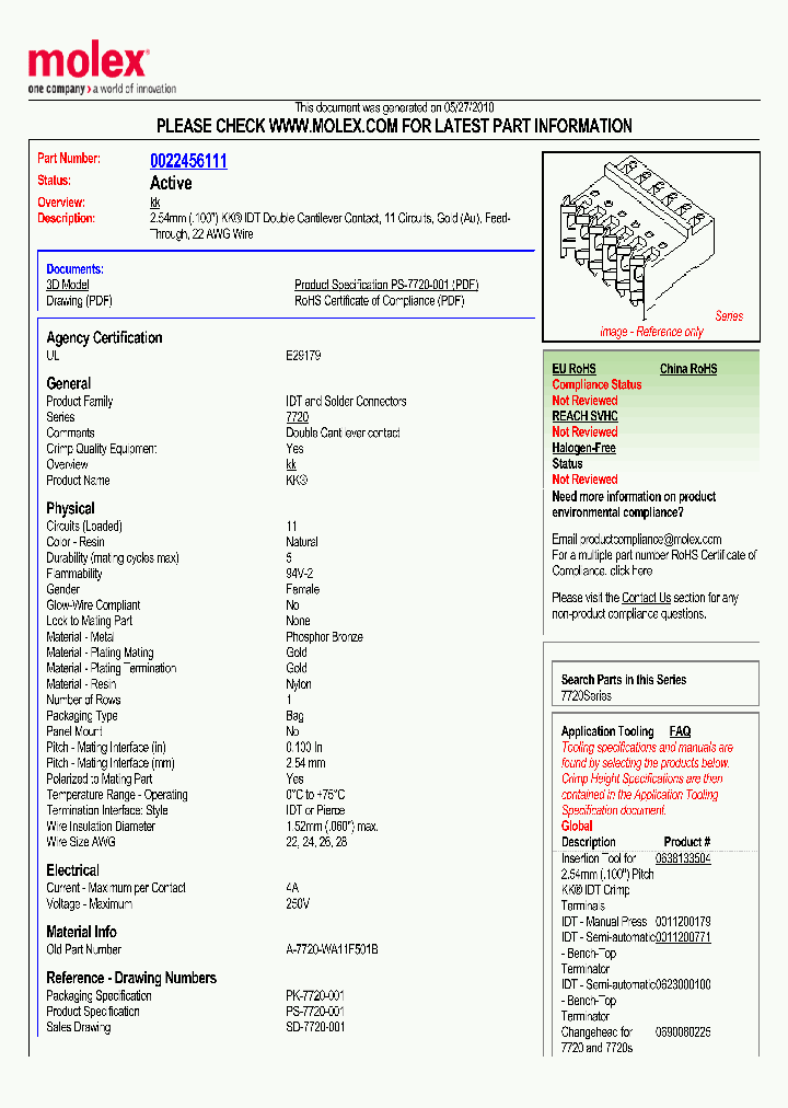 A-7720-WA11F501B_1359205.PDF Datasheet
