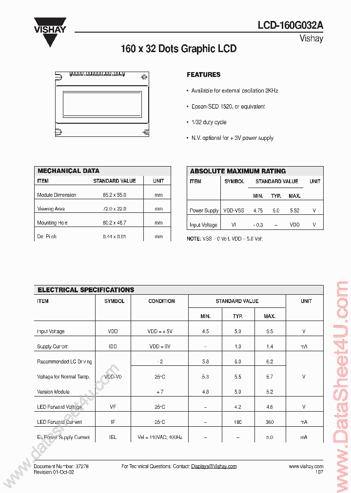 LCD160G032A_1078673.PDF Datasheet