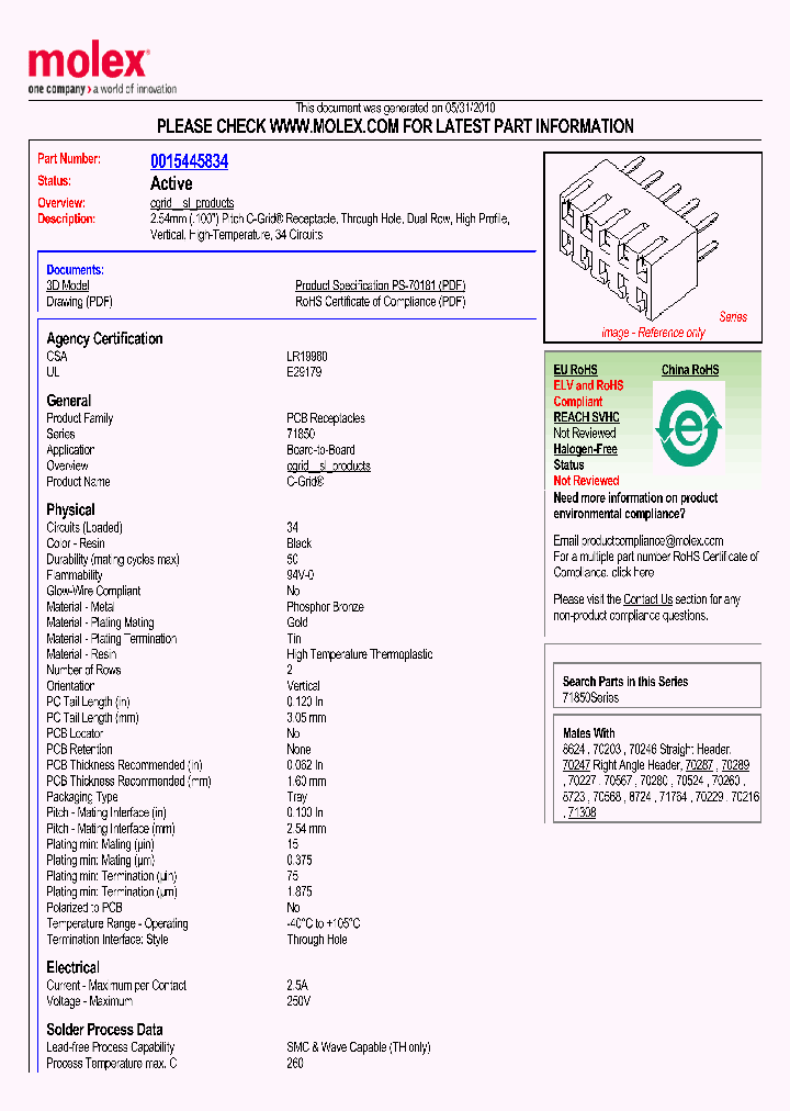 0015445834_1372225.PDF Datasheet