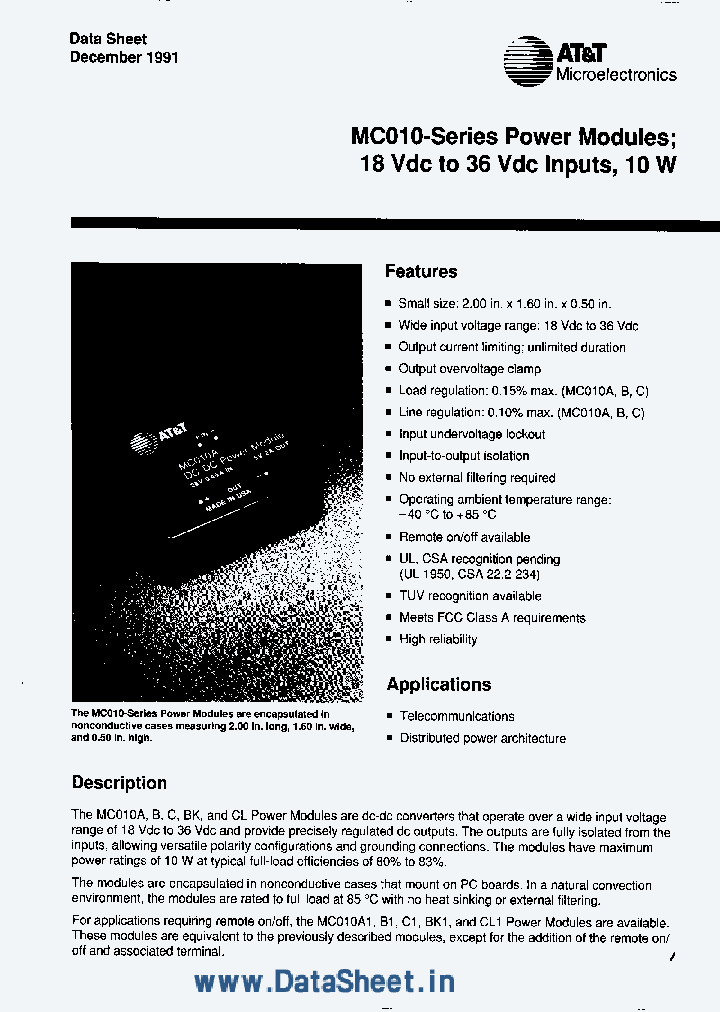 MC010_1199869.PDF Datasheet