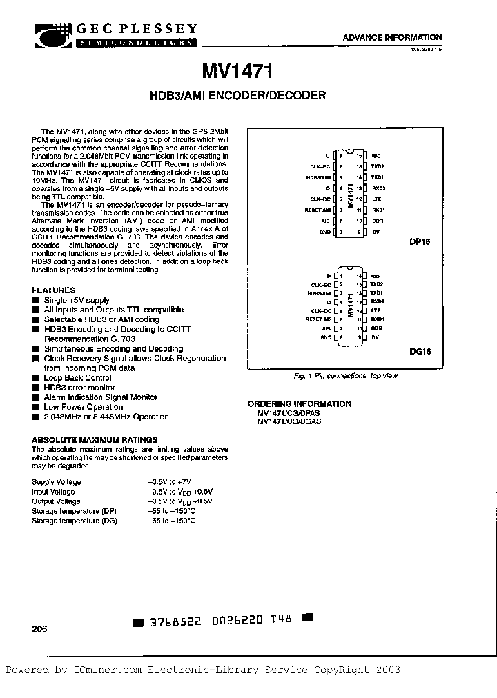 MV1471CGDPAS_807490.PDF Datasheet