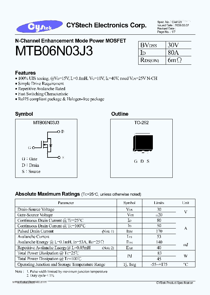 MTB06N03J3_1239824.PDF Datasheet