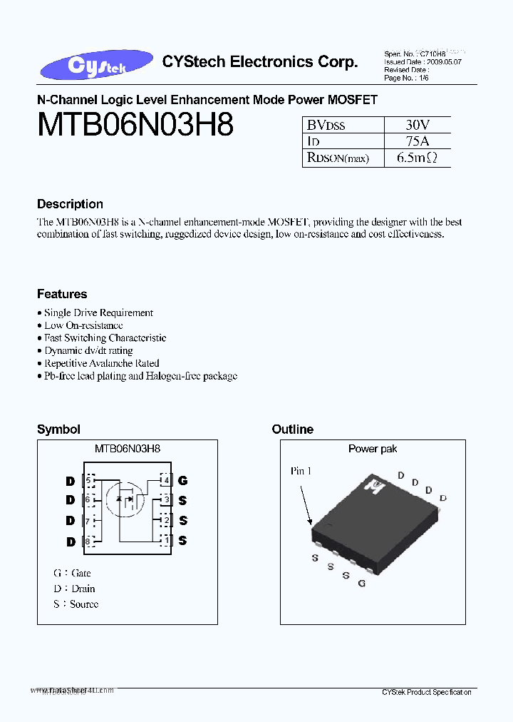 MTB06N03H8_1239823.PDF Datasheet