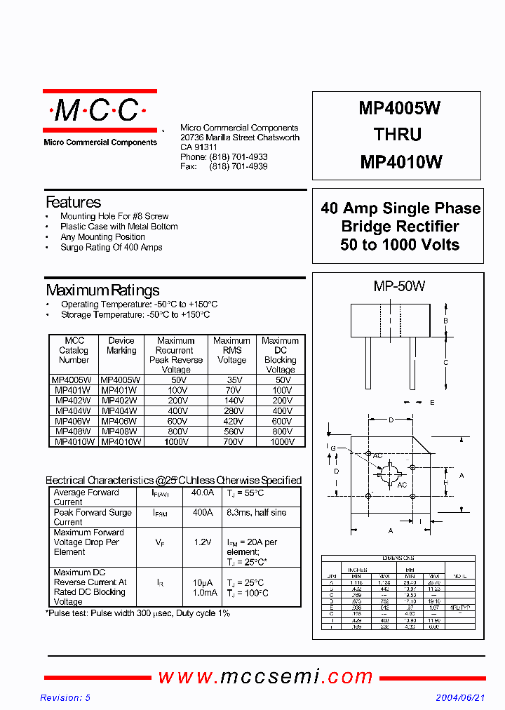MP408W_820154.PDF Datasheet