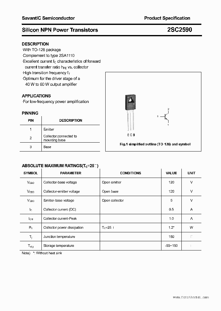 2SC2590_1364410.PDF Datasheet