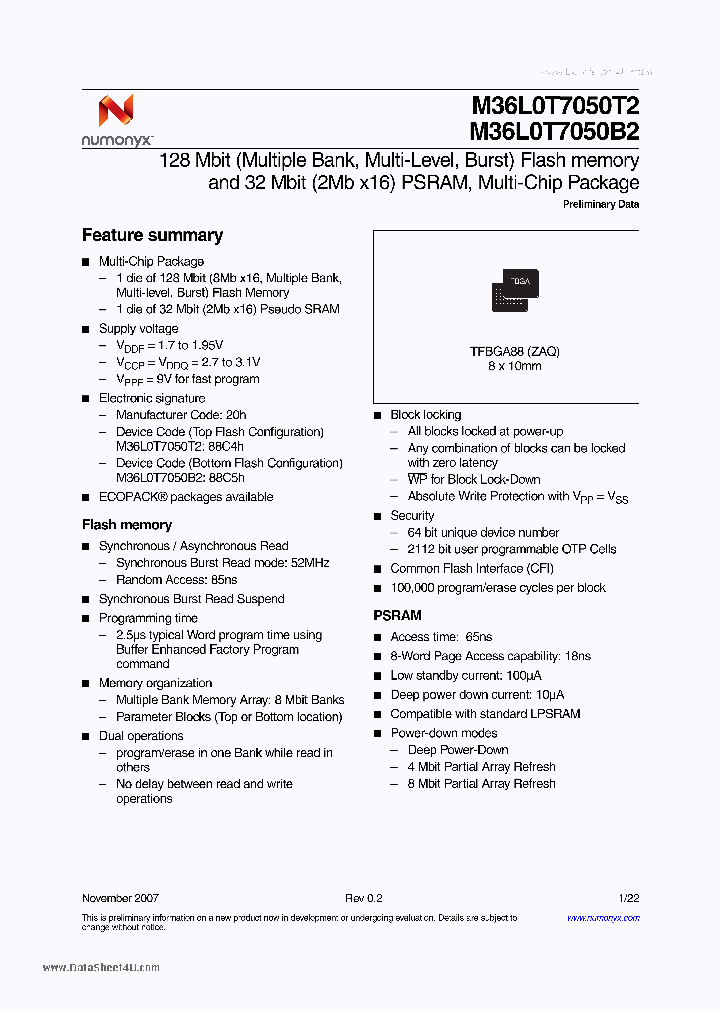 M36L0T7050B2_1379403.PDF Datasheet