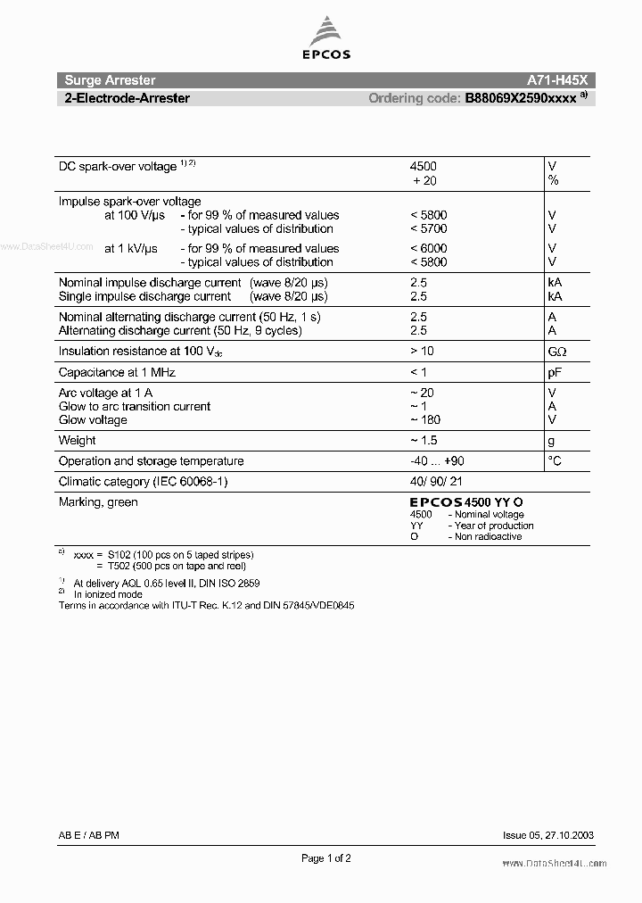 B88069X2590XXXX_1352376.PDF Datasheet