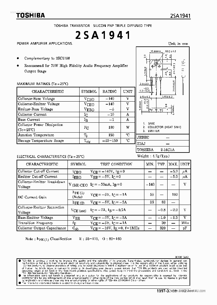 A1941_1377539.PDF Datasheet Download