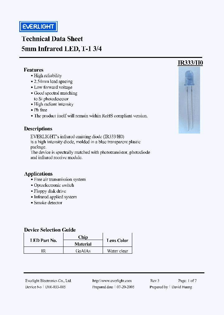IR333-H0_1434907.PDF Datasheet