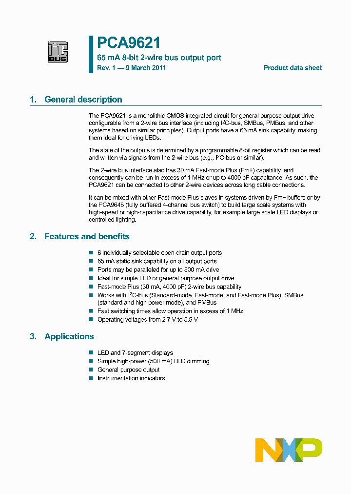 PCA9621_1439918.PDF Datasheet