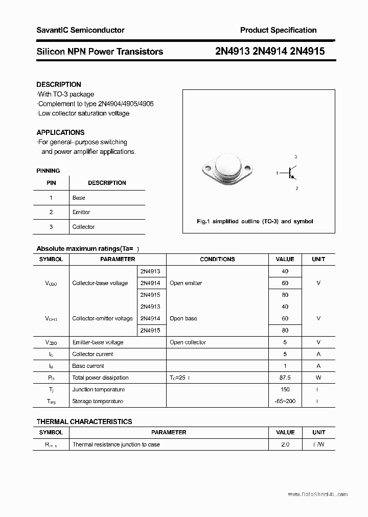 2N4913_1413770.PDF Datasheet