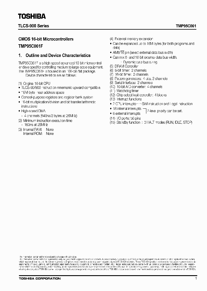 TMP95C061_1456768.PDF Datasheet