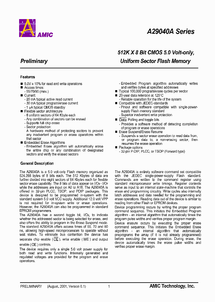 A29040AV-90_840221.PDF Datasheet