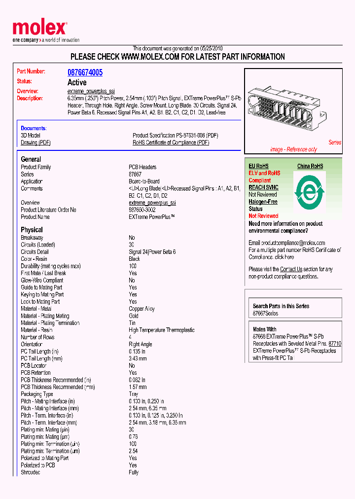 87667-4005_1504673.PDF Datasheet