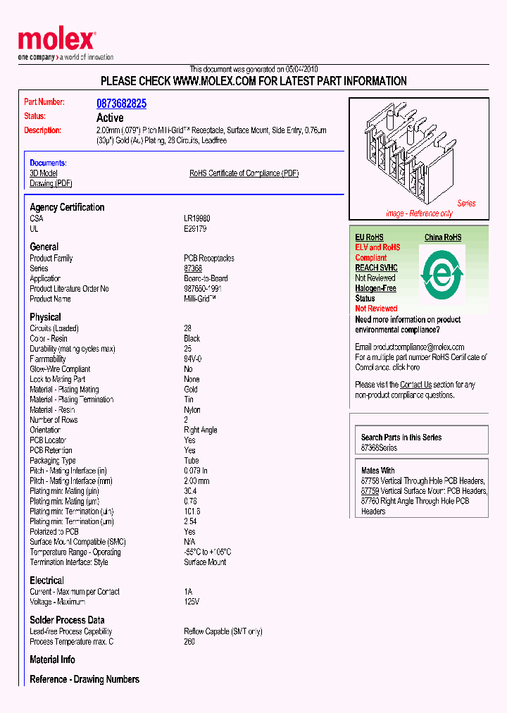 87368-2825_1507206.PDF Datasheet