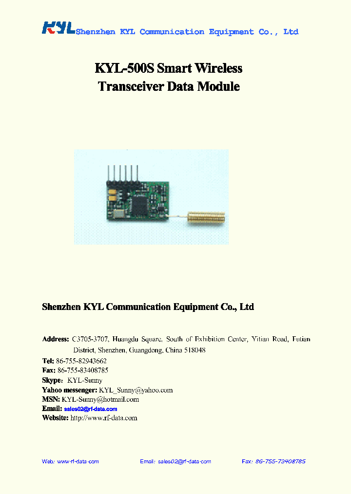 KYL-500S_1524813.PDF Datasheet