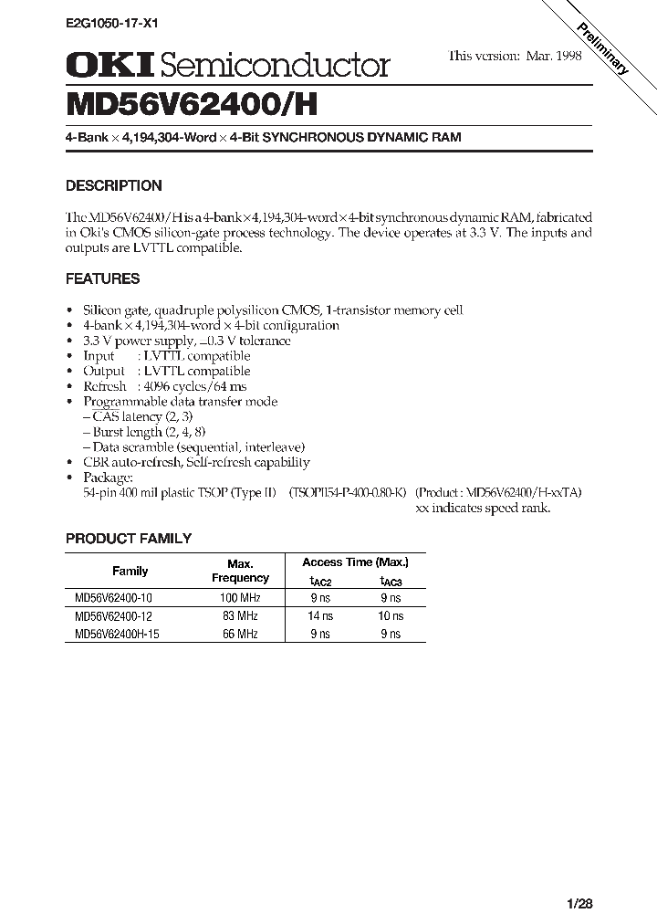 MD56V62400_858970.PDF Datasheet