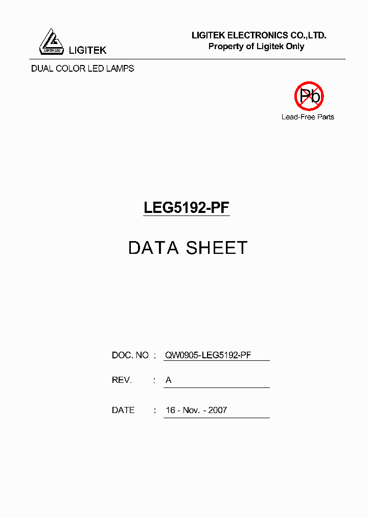 LEG5192-PF_1531888.PDF Datasheet