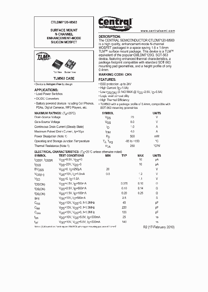 CTLDM7120-M563_1548021.PDF Datasheet