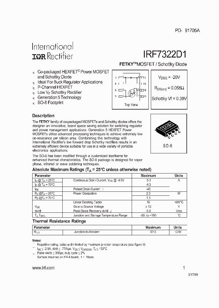 IRF7322D1_1550011.PDF Datasheet