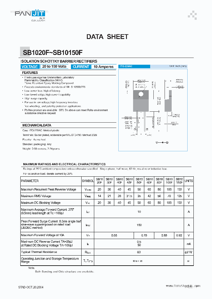 SB1060F_1552291.PDF Datasheet