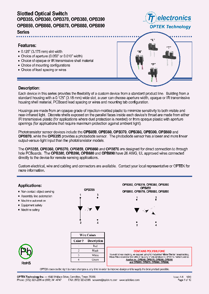 OPB375L55_871165.PDF Datasheet