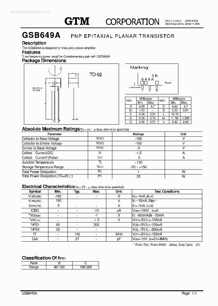 GSB649A_1578411.PDF Datasheet