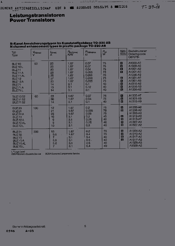 BUZ50_889732.PDF Datasheet