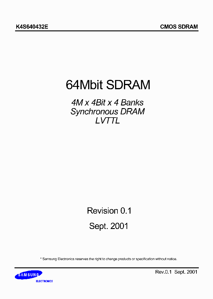 K4S640432E-L1H_911436.PDF Datasheet