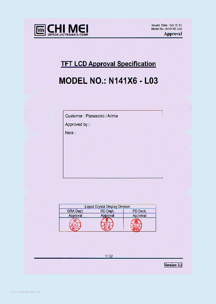 N141X6-L03_1582830.PDF Datasheet