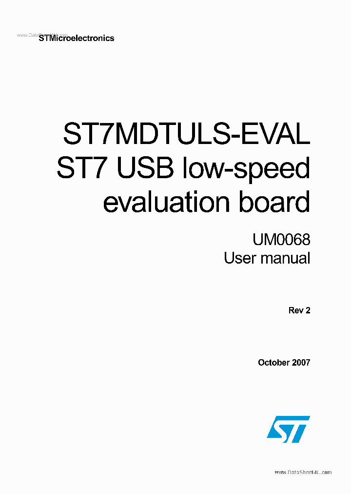 UM0068_1590525.PDF Datasheet