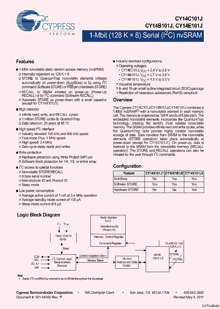CY14C101J_1592006.PDF Datasheet