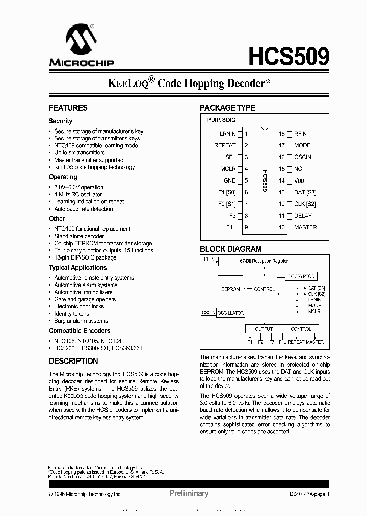 HCS509_926929.PDF Datasheet