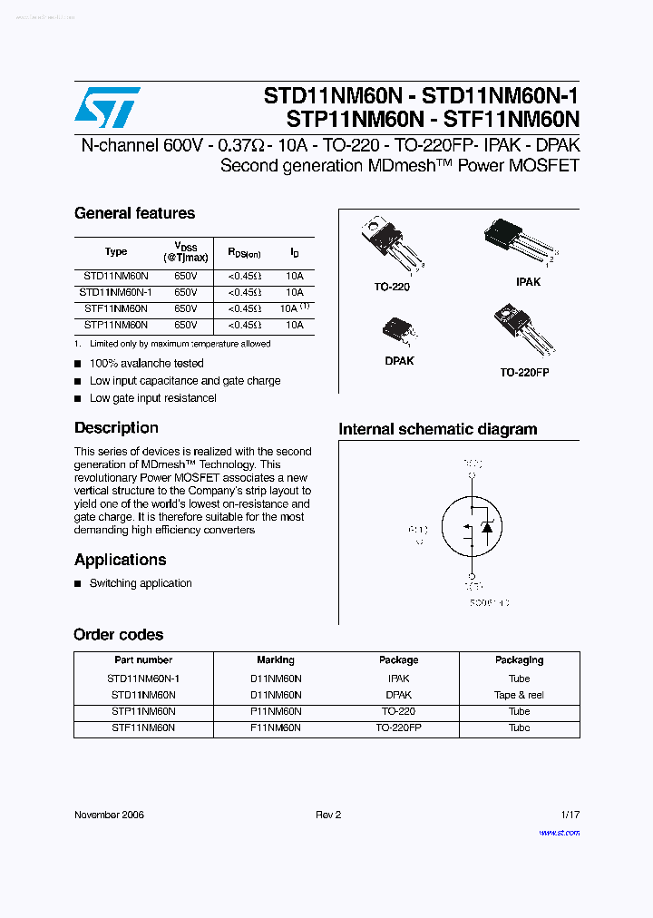 STF11NM60N_1607657.PDF Datasheet