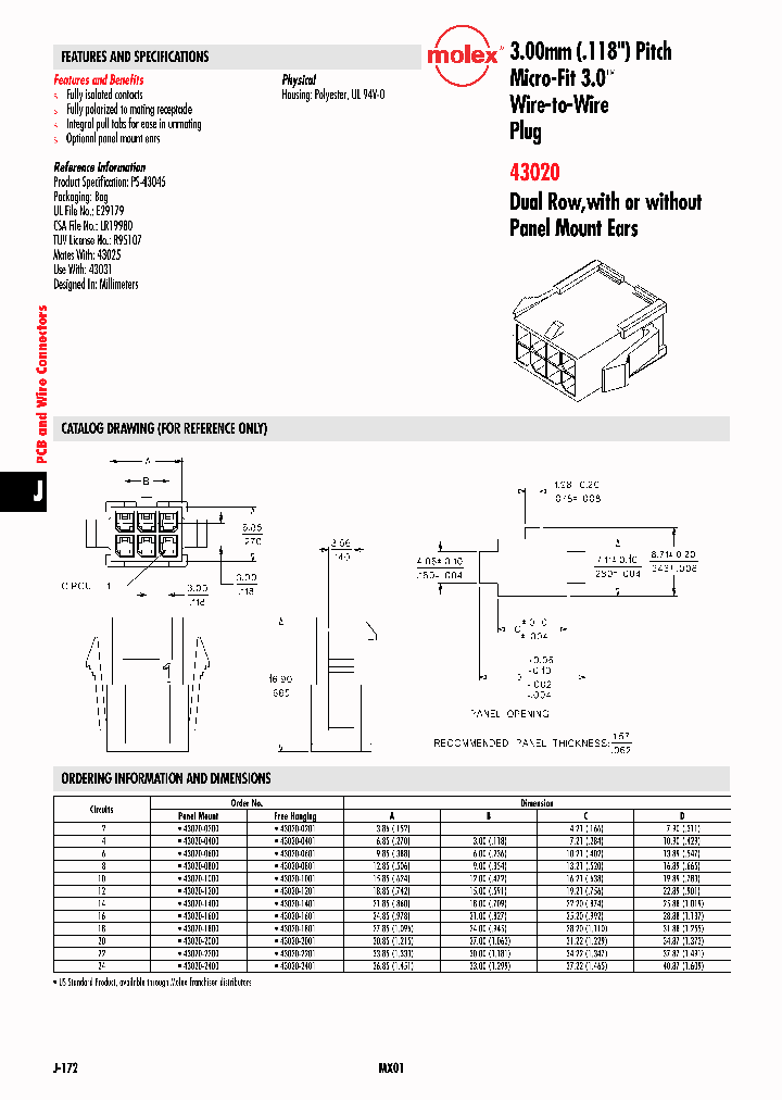 43020-2000_1016368.PDF Datasheet
