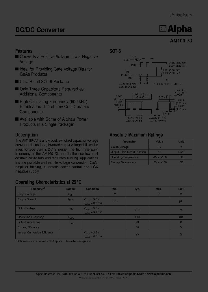 AM100-73_1022175.PDF Datasheet