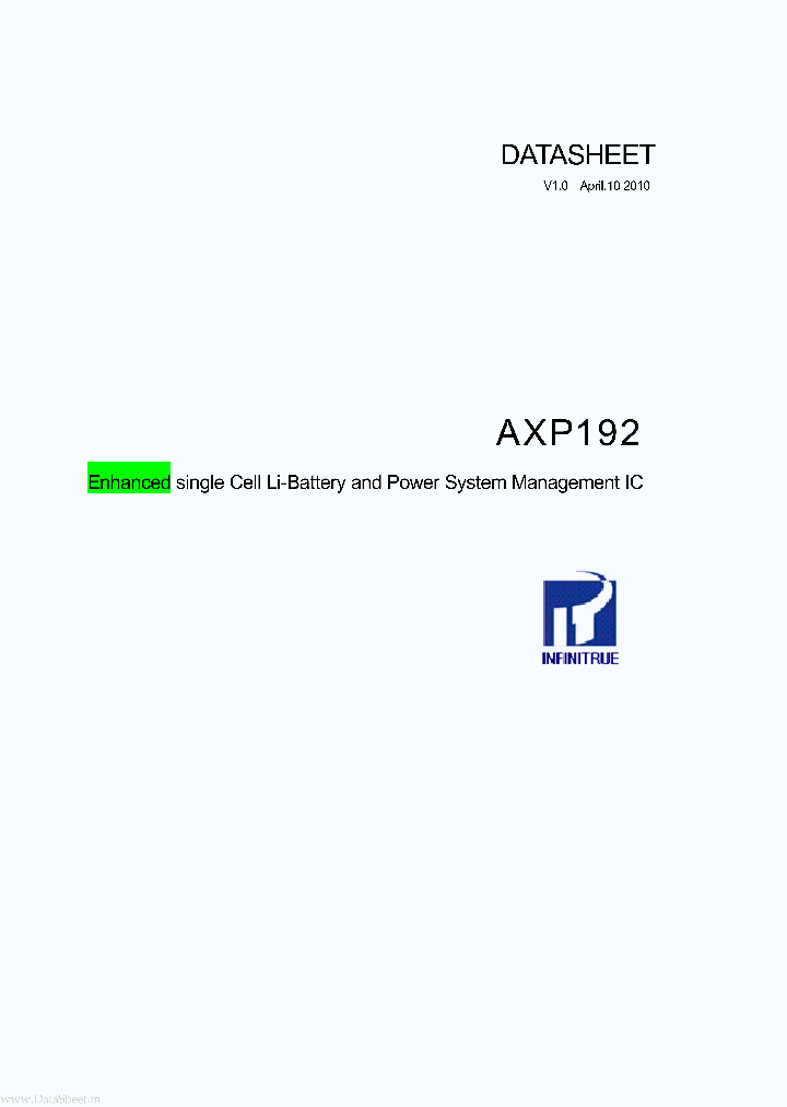 AXP192_1634798.PDF Datasheet
