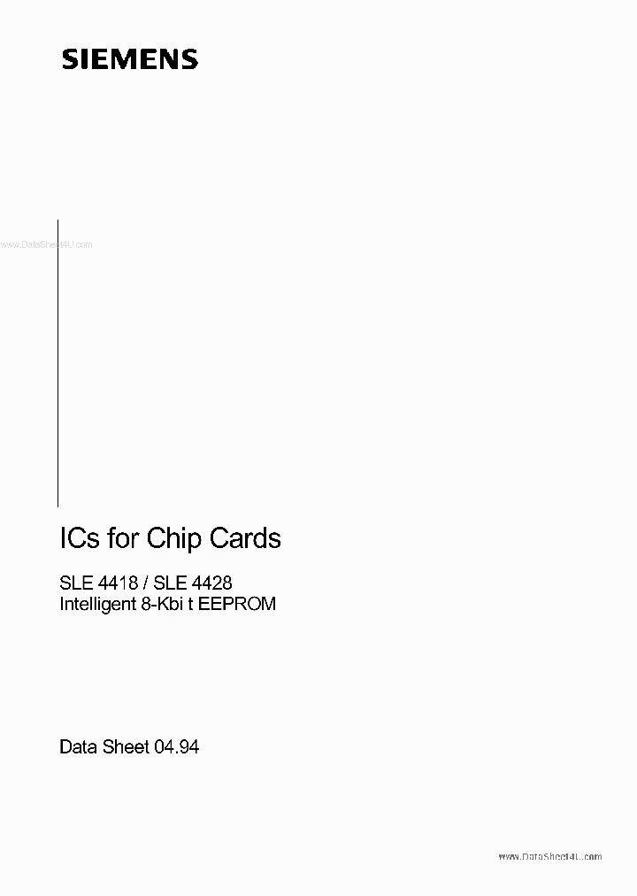 SLE4428_1639590.PDF Datasheet