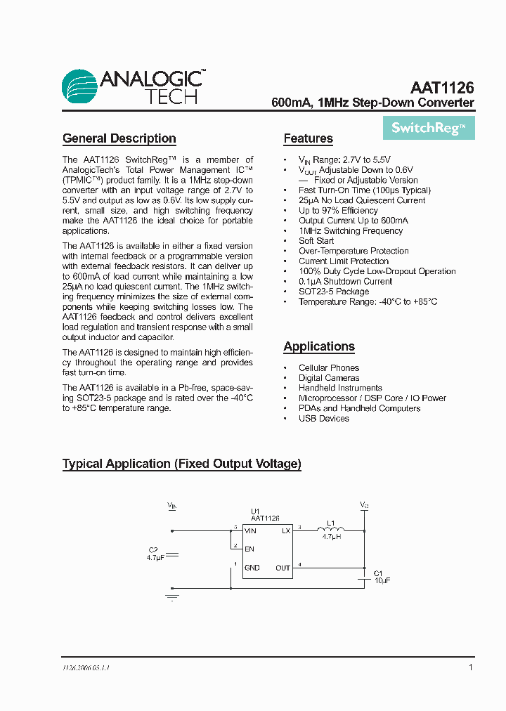 AAT1126IGV-06-T1_1050628.PDF Datasheet