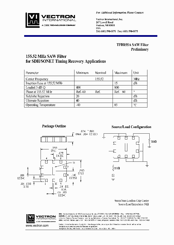 TFH155A_1058855.PDF Datasheet