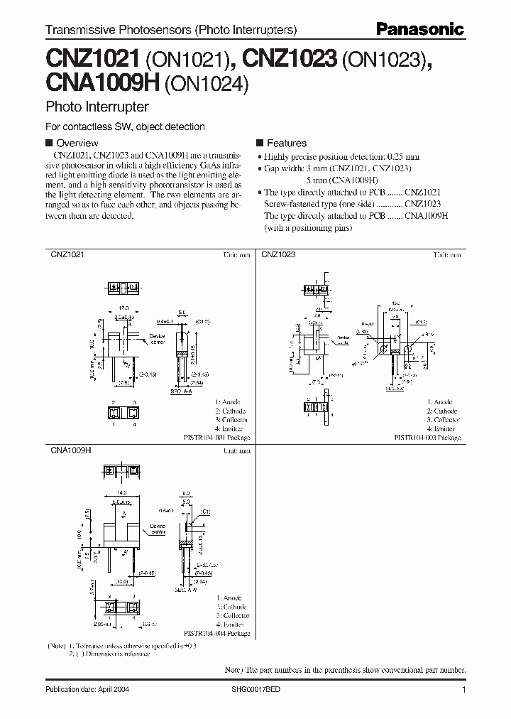 CNZ1023_1070941.PDF Datasheet