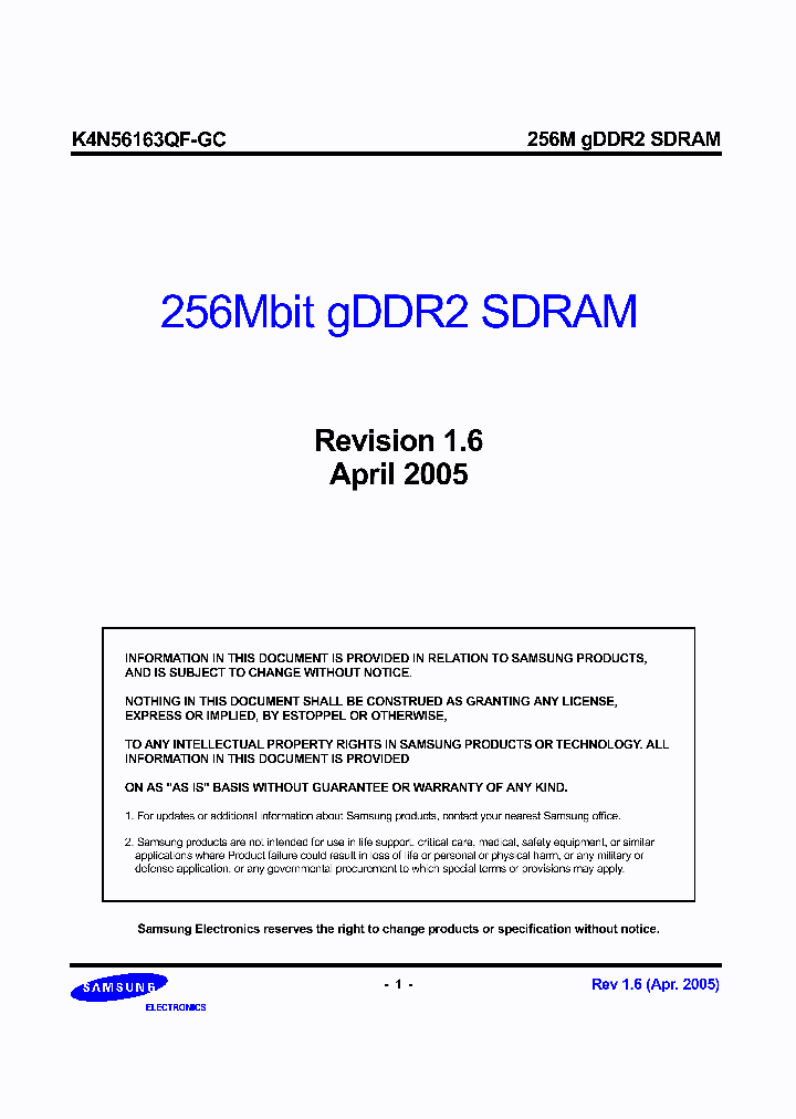 K4N56163QF-GC37_1073966.PDF Datasheet