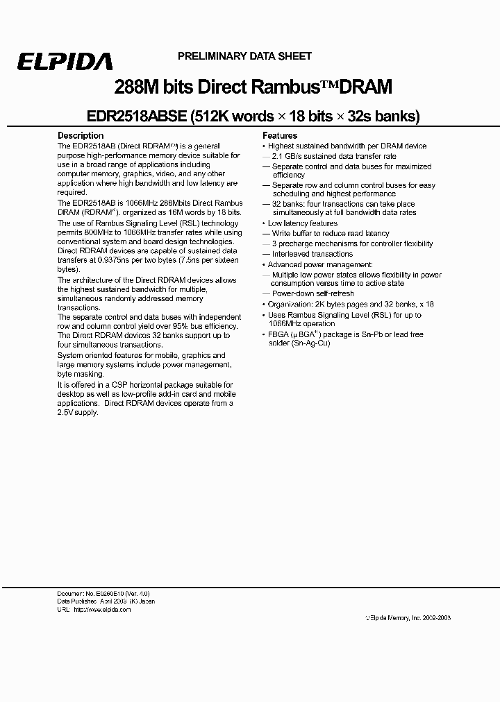EDR2518ABSE-8C_1081609.PDF Datasheet