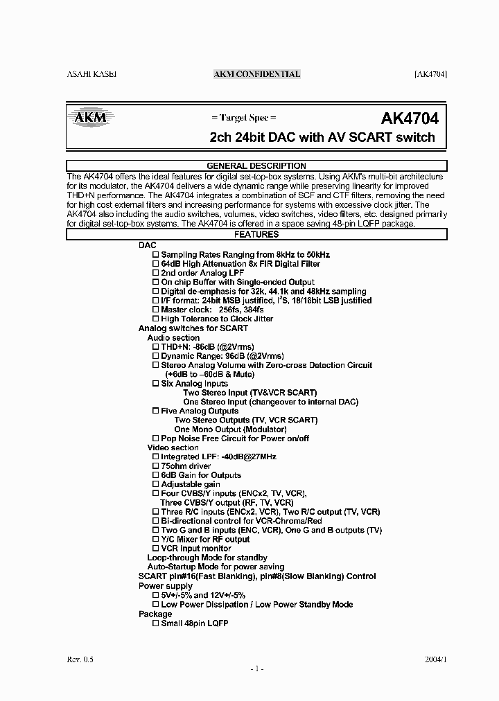AK4704_1081177.PDF Datasheet