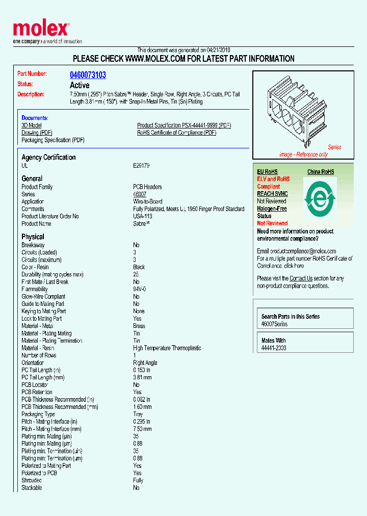 46007-3103_1664765.PDF Datasheet