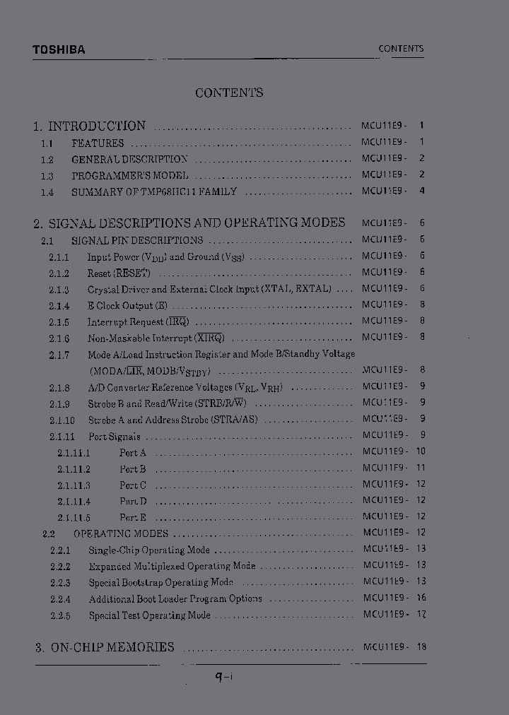 MCU11E9_1085498.PDF Datasheet