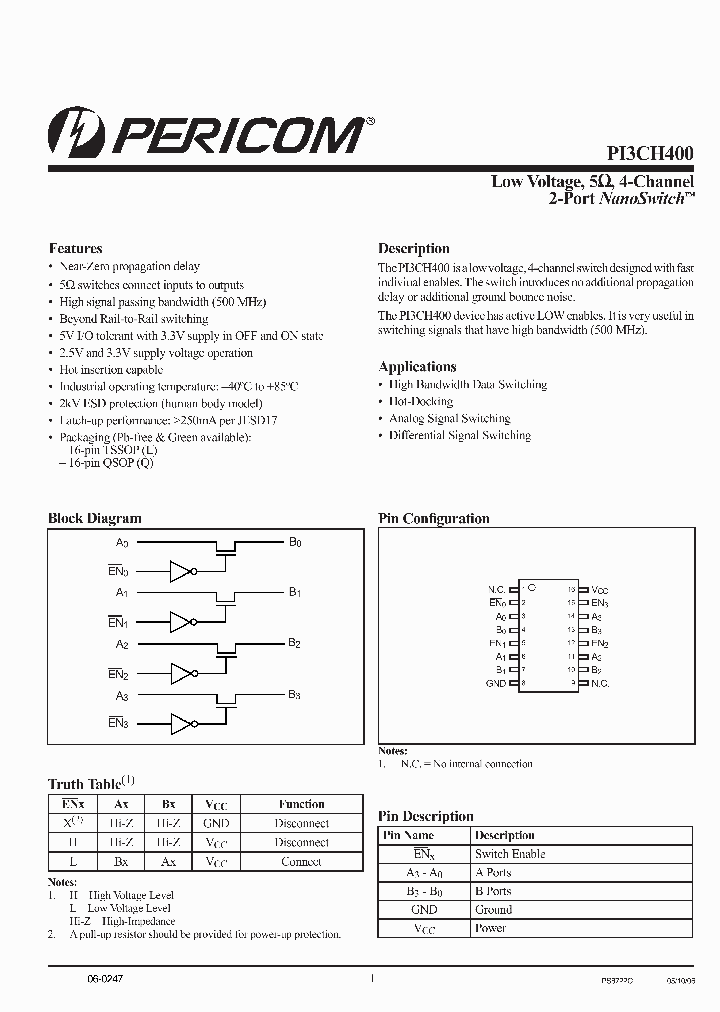 PI3CH400_1112818.PDF Datasheet